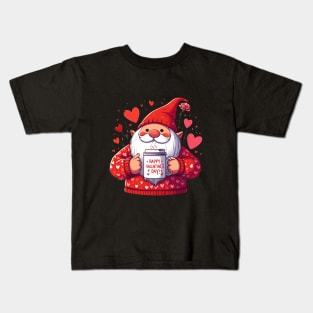 Valentine Gnomes Valentines Day 2024 Kids T-Shirt